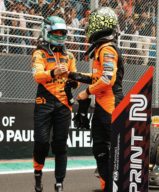 GP de São Paulo: Norris conta com ajuda de companheiro da McLaren e vence corrida sprint