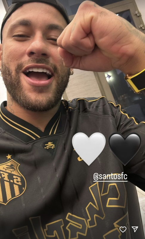 Neymar comemora vitória decisiva do Santos na Série B: 'Voltamos'