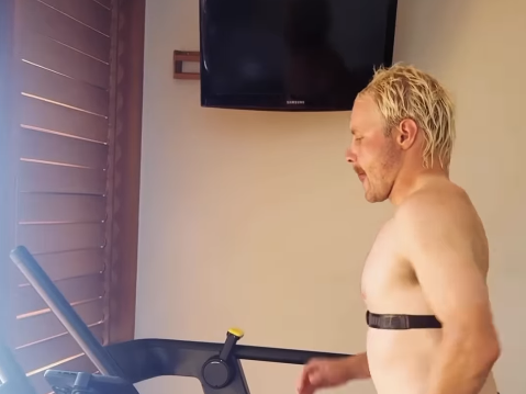 Piloto de Fórmula 1 faz Ironman em casa durante folga e completa prova em 11 horas; assista