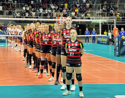 Gerdau Minas é batido pelo Sesc Flamengo e perde invencibilidade na Superliga Feminina