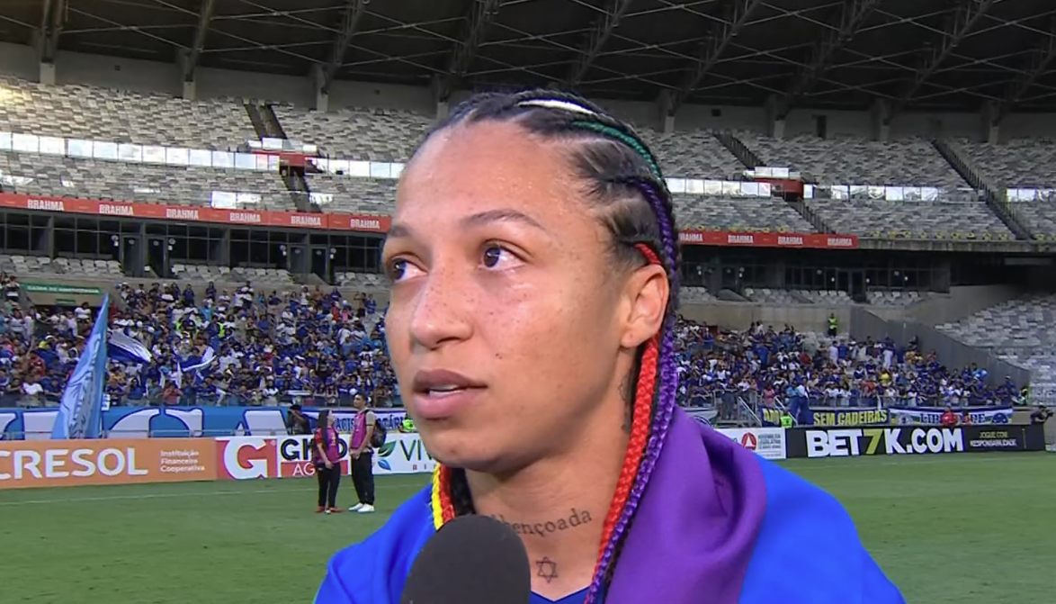 Byanca Brasil, do Cruzeiro, abre o jogo e diz por que ficou fora da final do Mineiro