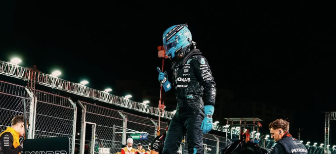Fórmula 1: Russell faz a pole position e vai largar em 1º no GP de Las Vegas