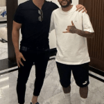 Ex-Atlético faz visita a Neymar, que publica mensagem nas redes sociais