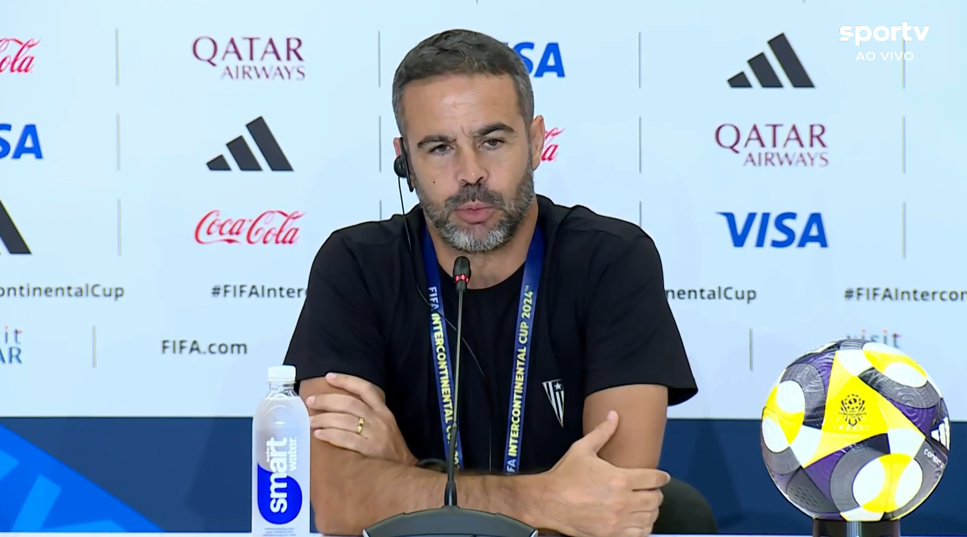 Artur Jorge confirma desfalque no Botafogo e diz que 'cansaço não pode superar ambição'
