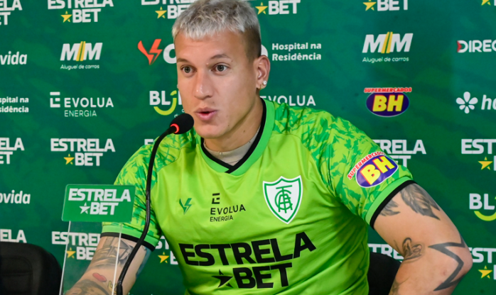 Washington Aguerre fez dois jogos pelo América em 2023 Washington Aguerre fez dois jogos pelo América em 2023