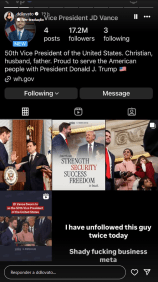 Demi Lovato reclama que está sendo obrigada a seguir conta oficial de Trump no Instagram
