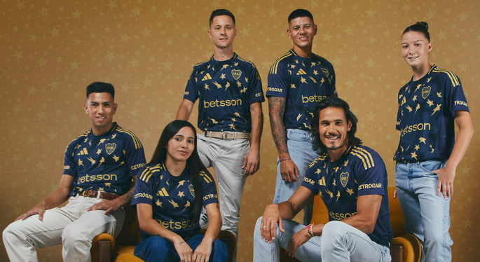 Camisa do Boca Juniors em comemoração aos 120 anos do clube
