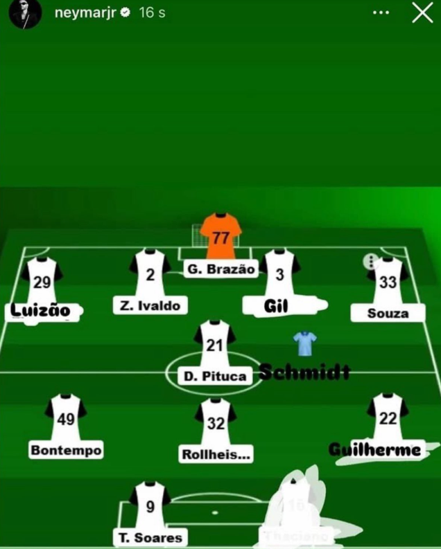 Perfil de Neymar publica o 