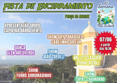 Programação é gratuita.