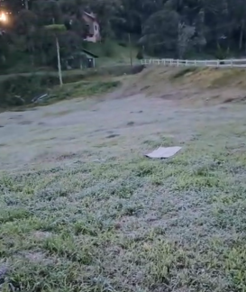 Geada em Monte Verde, distrito de Camanducaia.