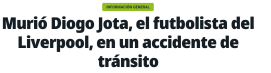 Jornais do mundo inteiro repercutem morte de Diogo Jota
