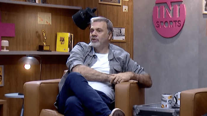Mauro Beting durante o programa 'De Placa'