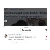Bruna Biancardi disse que deletou foto porque Kimberlly pediu