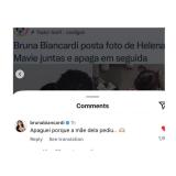 Bruna Biancardi disse que deletou foto porque Kimberlly pediu