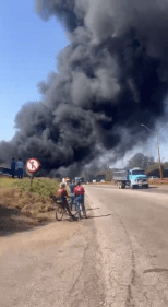 Veja imagens do incêndio
