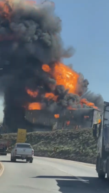 Veja imagens do incêndio