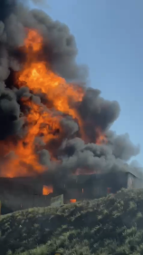 Veja imagens do incêndio