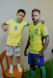 Alexander Barboza, do Botafogo, faz festa temática para filho