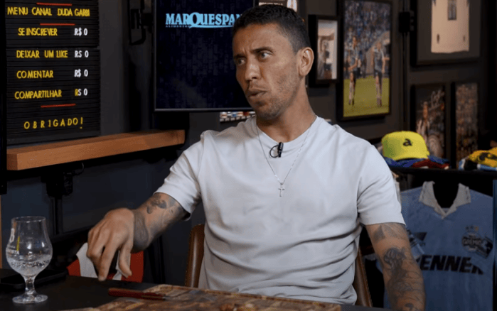 Marcos Rocha, ídolo do Atlético e atual jogador do Grêmio Marcos Rocha, ídolo do Atlético e atual jogador do Grêmio
