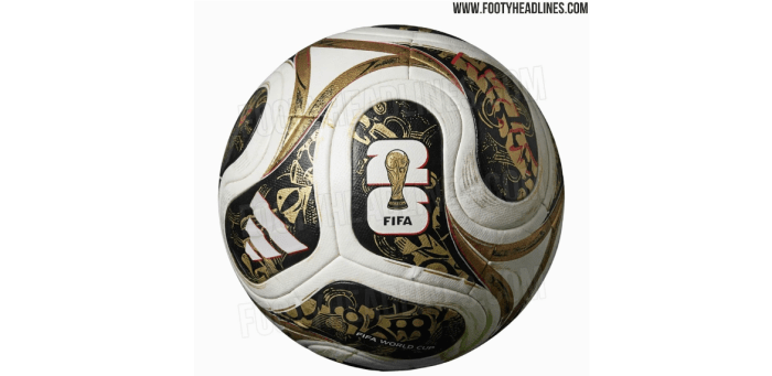 Suposta bola da final da Copa do Mundo de 2026
