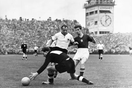 Final da Copa do Mundo de 1954, entre Alemanha e Hungria • Divulgação/Fifa