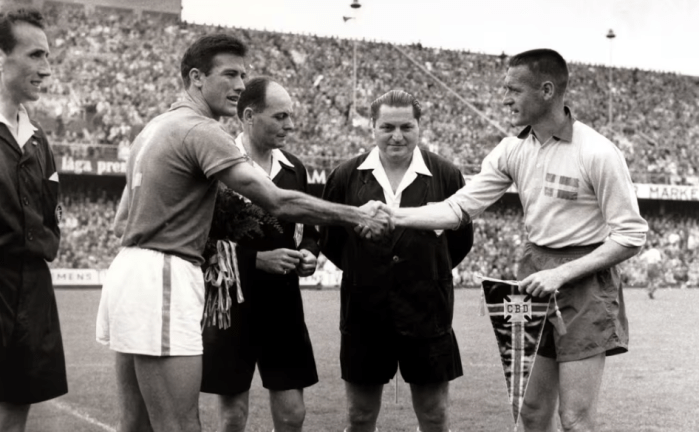 Final da Copa do Mundo de 1958 entre Brasil e Suécia