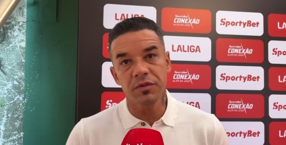 D'Alessandro durante evento da La Liga com a SportyBet