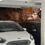 Moradores deixam casas às pressas após encosta ceder em Juiz de Fora durante madrugada