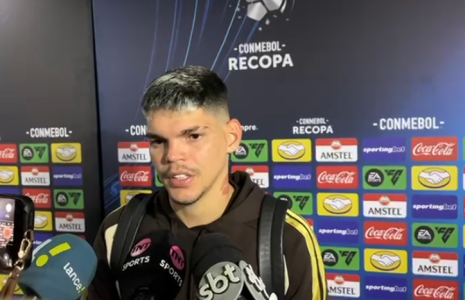 Ayrton Lucas, em entrevista após a derrota do Flamengo no Maracanã