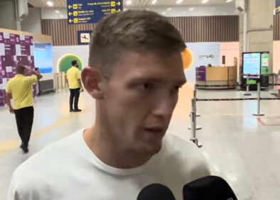 Rodrigo Castillo chegou ao Rio de Janeiro para assinar com o Fluminense