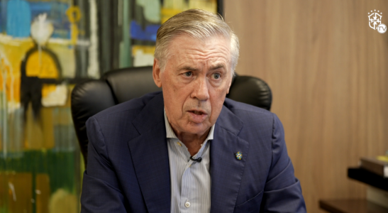 Carlo Ancelotti, treinador da Seleção Brasileira