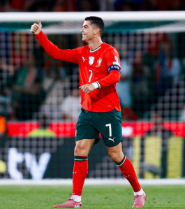 Cristiano Ronaldo, capitão da Seleção Portuguesa