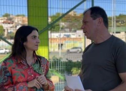 Marcela Trópia (Novo) e Rubão (Podemos)