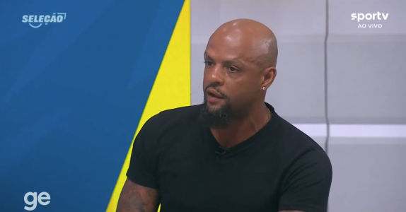 Felipe Melo, campeão por Flamengo, Palmeiras e Fluminense, é comentarista do sportv