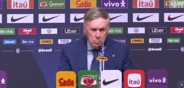 Carlo Ancelotti, treinador da Seleção Brasileira