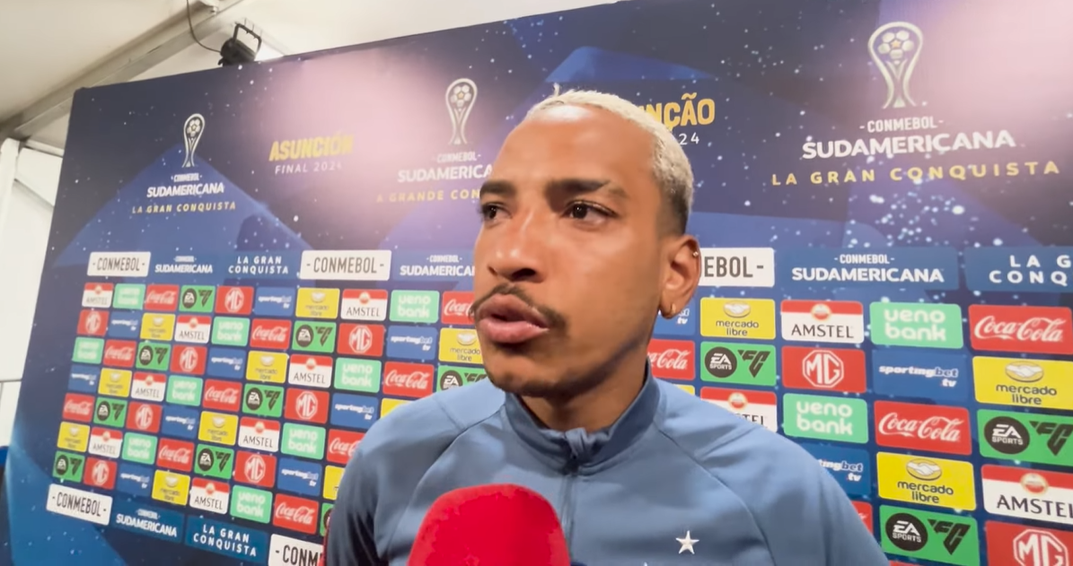 Matheus Pereira pede 'autocrítica' ao Cruzeiro após vice e mira objetivo no Brasileiro