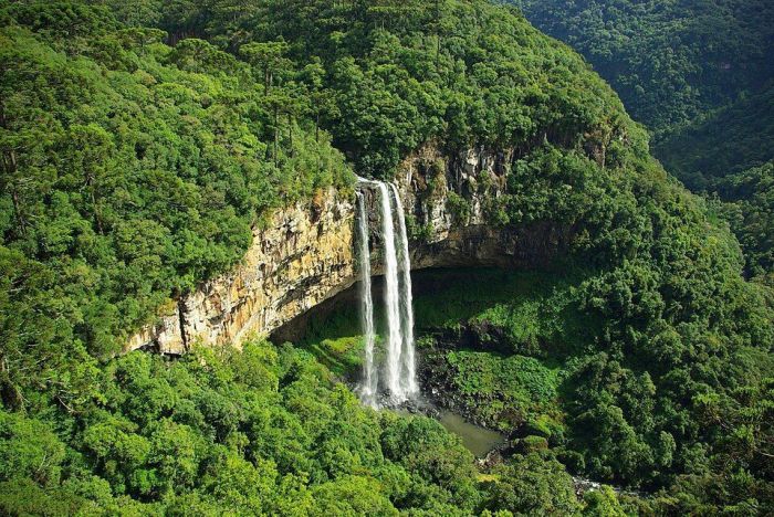 Cascata do Caracol, em Canela.