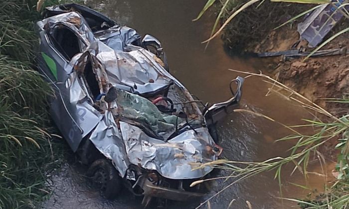 arro cai de ponte em Maripá de Minas - Divulgação Samu
