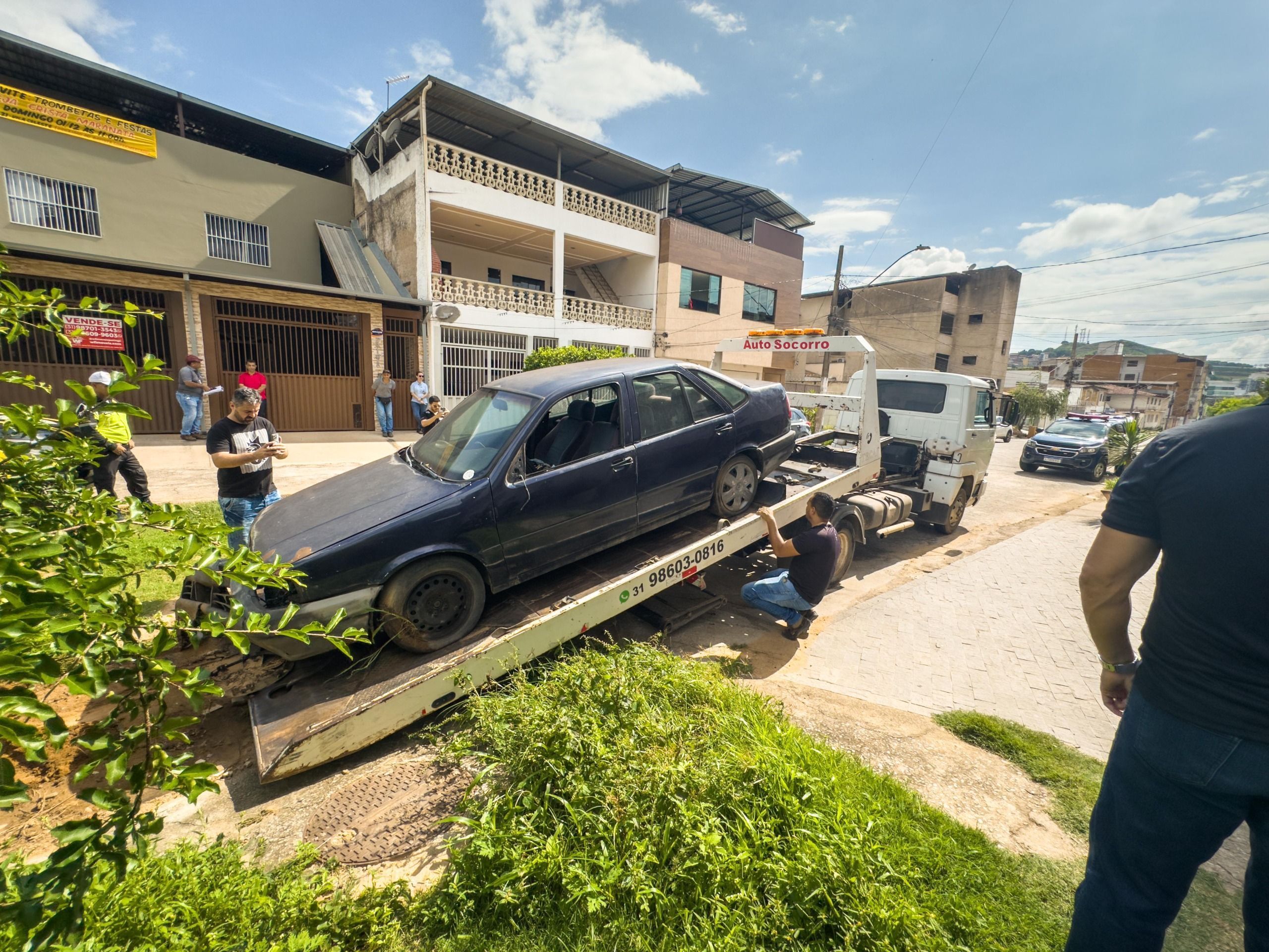 Nova operação recolhe veículos abandonados nas ruas de Ipatinga
