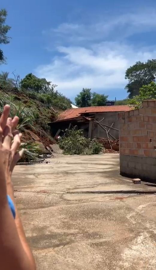 Casa ficou danificada em Conceição do Pará.