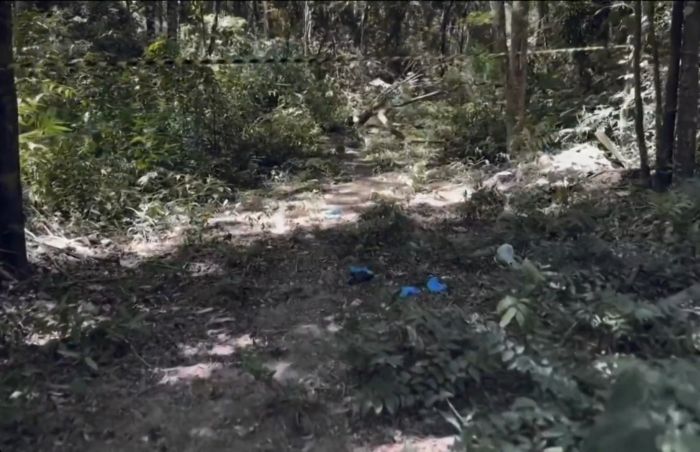 Corpo de Vitória foi encontrado próximo à casa do suspeito do crime. Corpo de Vitória foi encontrado próximo à casa do suspeito do crime.