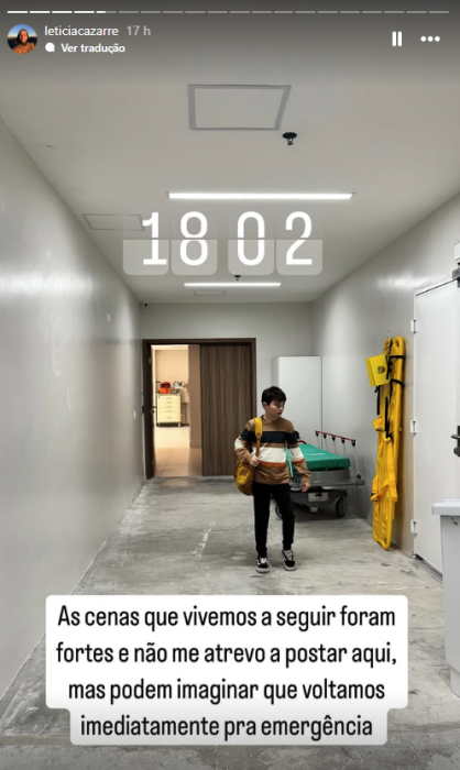 Leticia Cazarré comunicou a segunda cirurgia