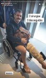 Leticia Cazarré comunicou a segunda cirurgia