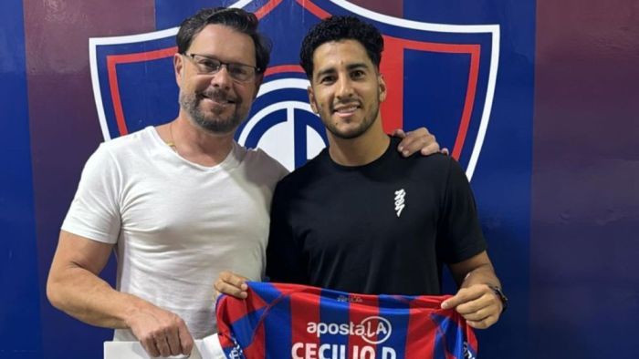 Sérgio Campolina e Cecilio Domínguez, meia do Cerro Porteño