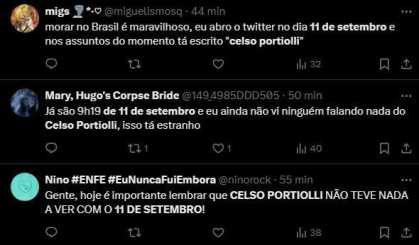 Celso Portiolli é anualmente ligado ao atentado de 11 de setembro