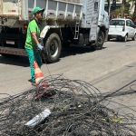 Cemig retira 63 toneladas de fios irregulares de postes em Minas