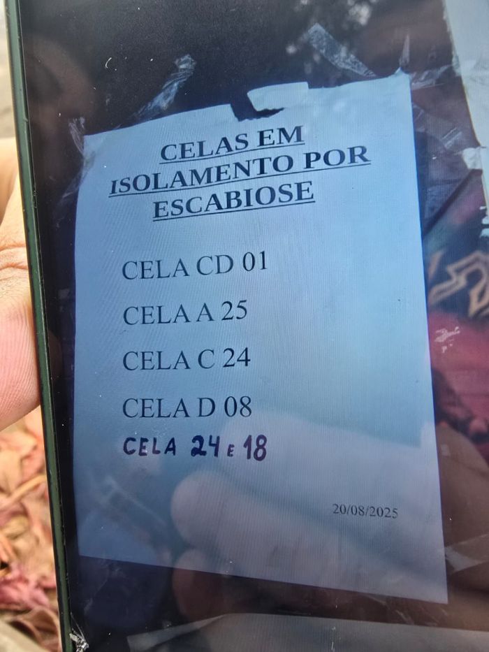 Seis celas do Ceresp Gameleira estão em surto Seis celas do Ceresp Gameleira estão em surto