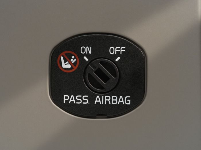 Comando para desligar airbag do passageiro