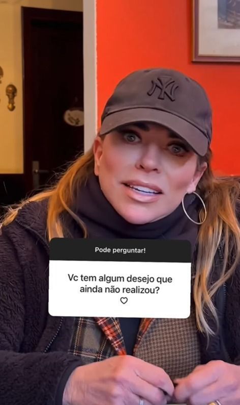 Christina Rocha usou as redes sociais para contar sobre desejos e novidades.