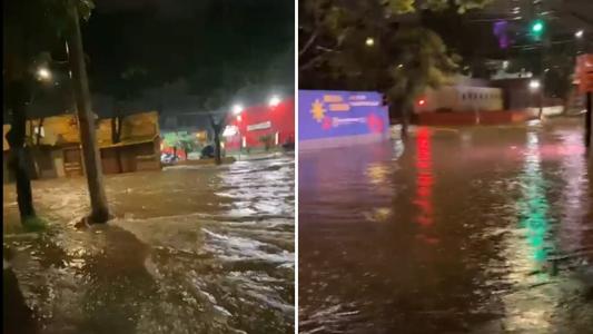 Chuva causa alagamentos e interdita avenidas em Belo Horizonte, com risco para o córrego Vilarinho e Onça